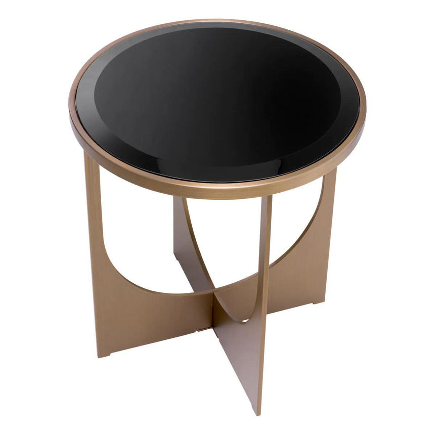 Elegance glass side table