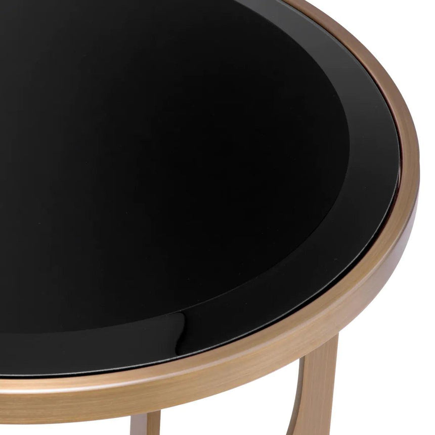 Elegance glass side table
