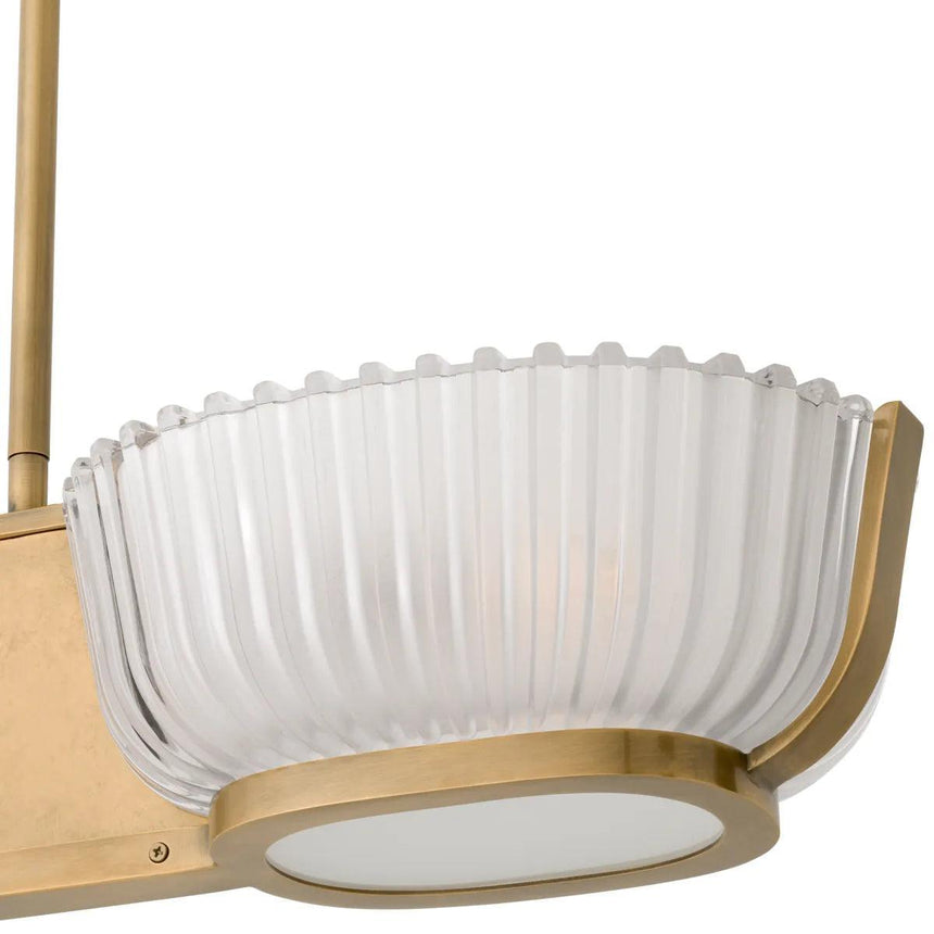 Artos Double glass chandelier