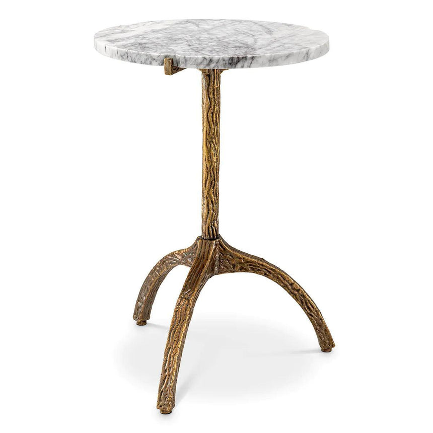 Cortina marble side table 45x34