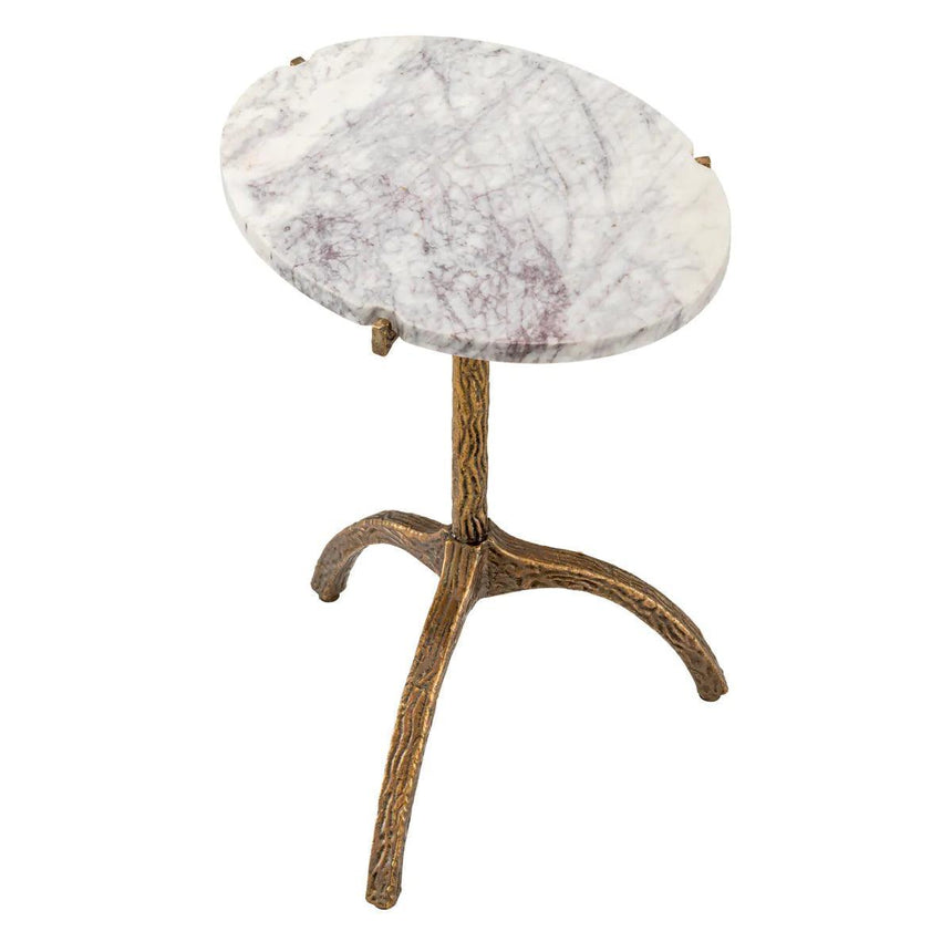 Cortina marble side table 45x34