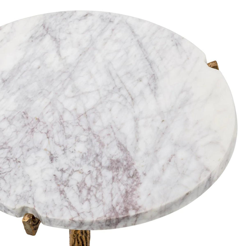 Cortina marble side table 45x34