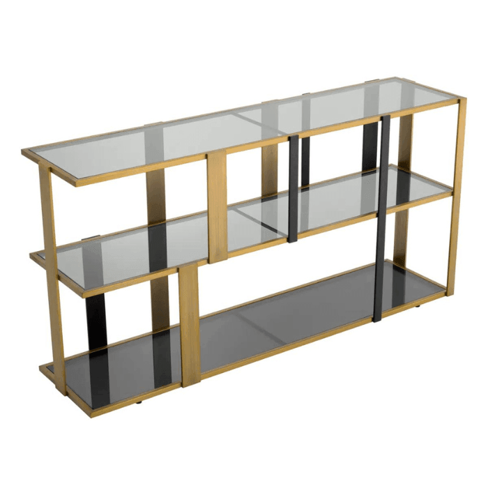 Clio glass shelf low