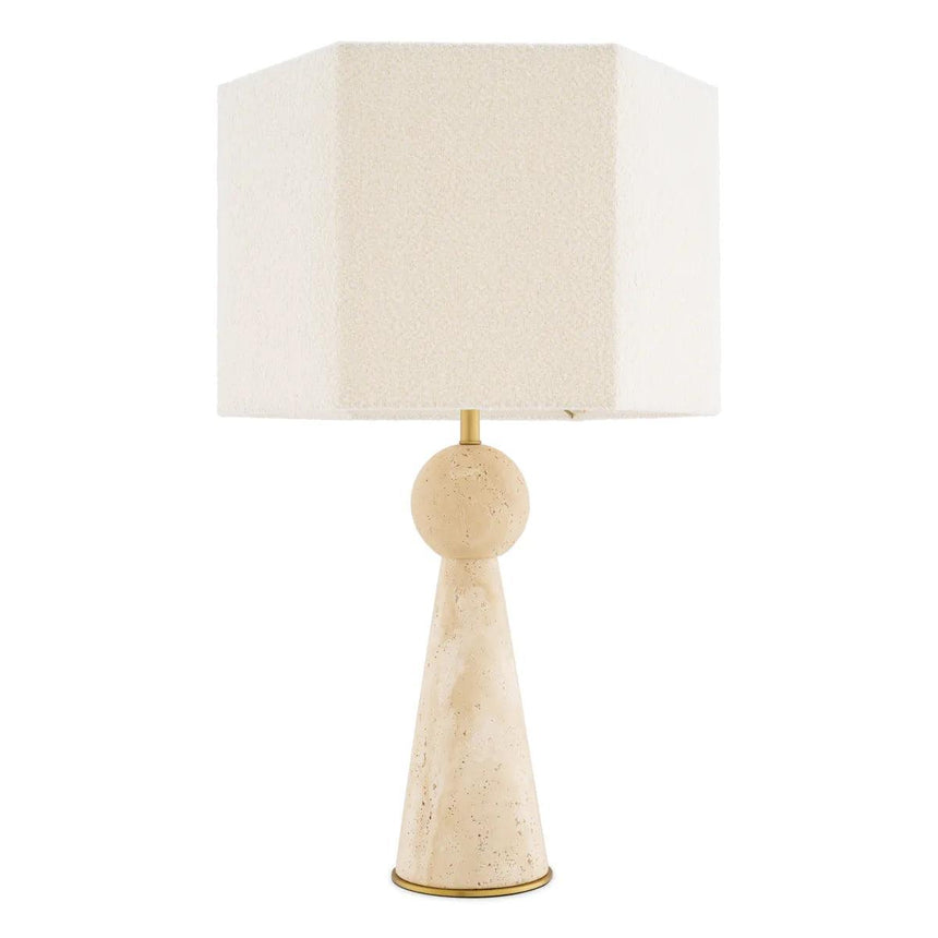 Novak bouclé table lamp