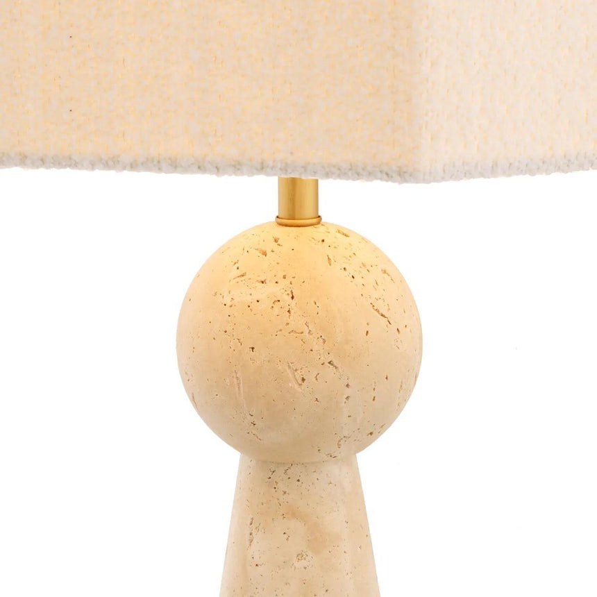 Novak bouclé table lamp