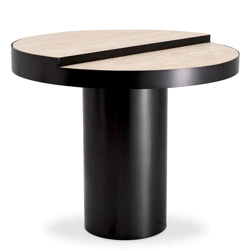 Excelsior limestone side table
