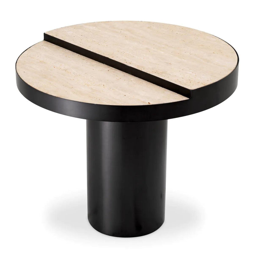 Excelsior limestone side table