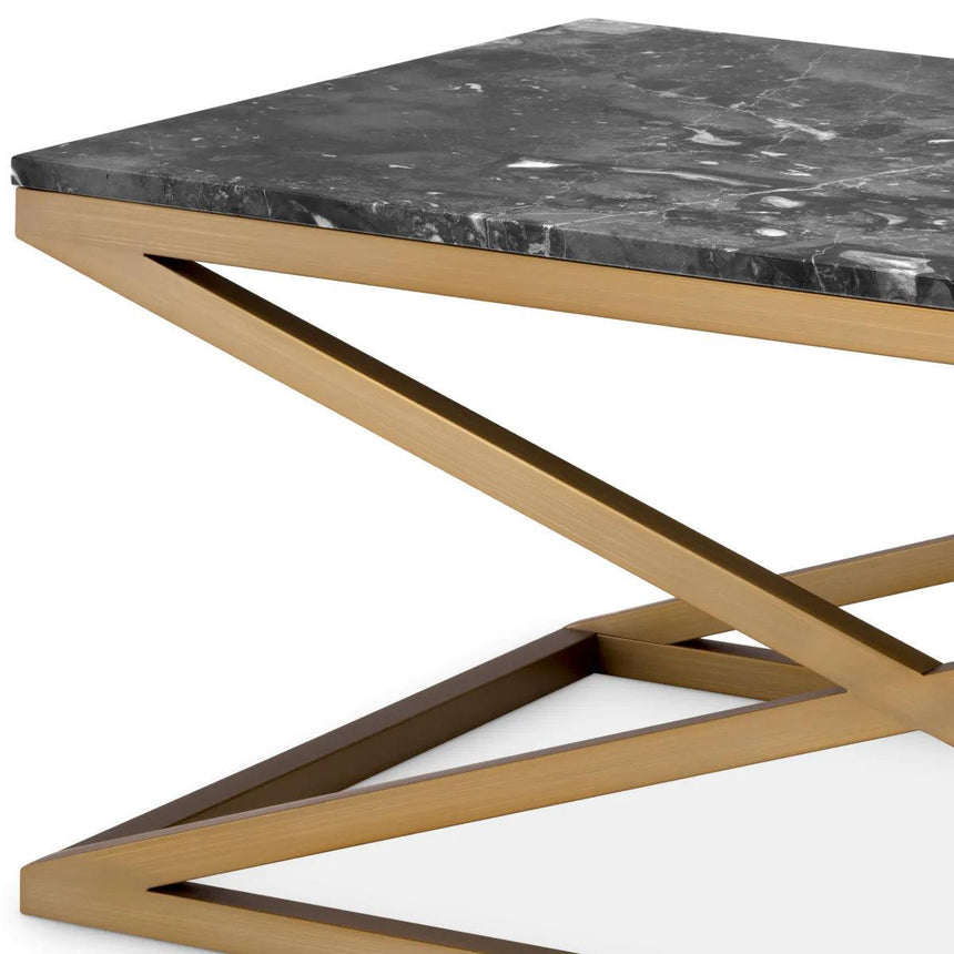 Criss Cross Marble Coffee Table