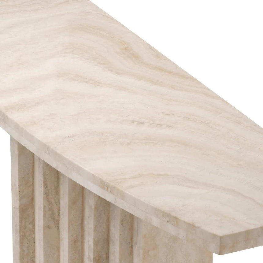 Atzaro limestone console table