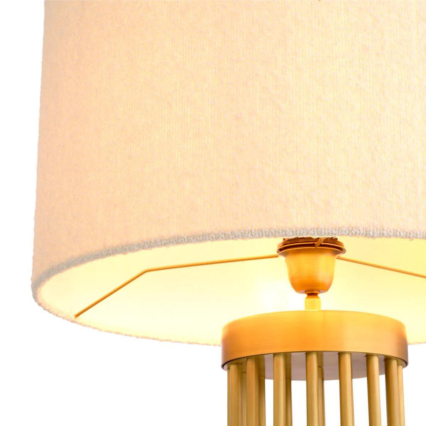 Condo metal table lamp