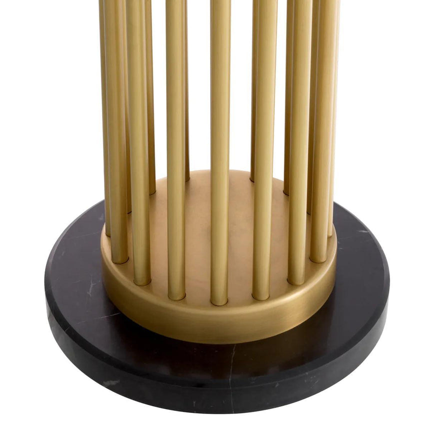 Condo bouclé floor lamp