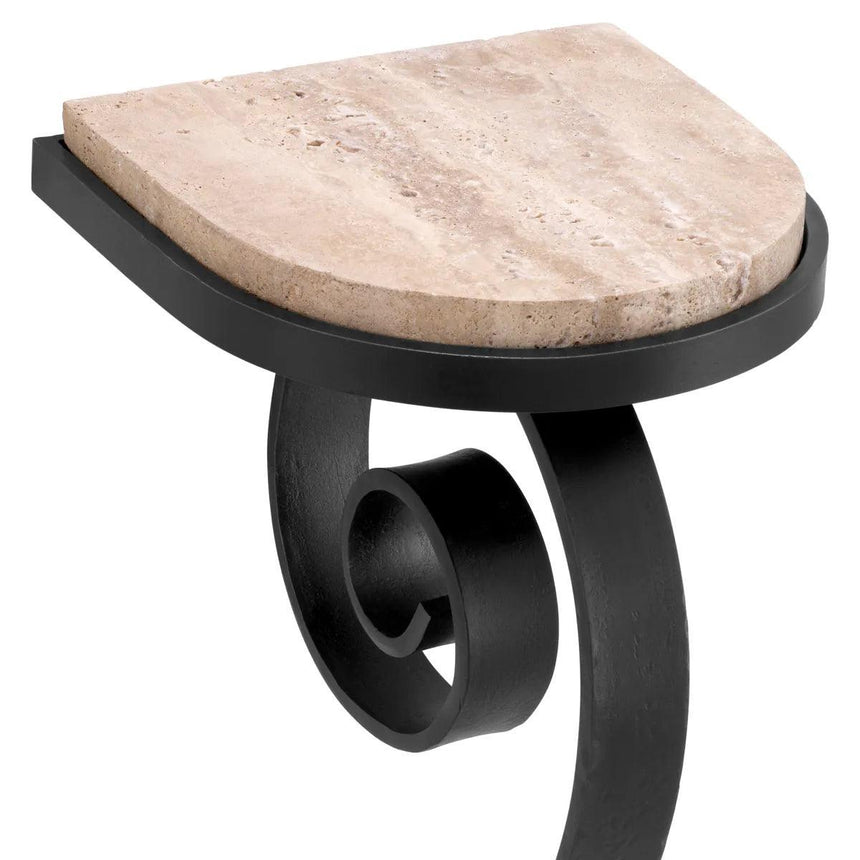 Ophira Limestone Wall Console Table