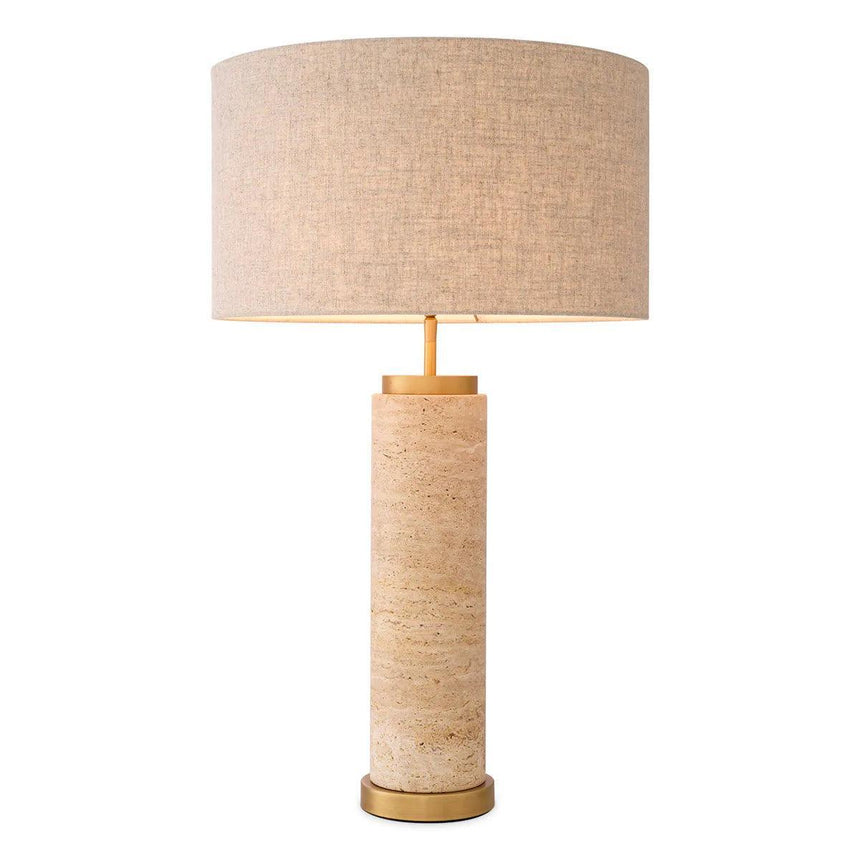 Lxry Limestone Table Lamp
