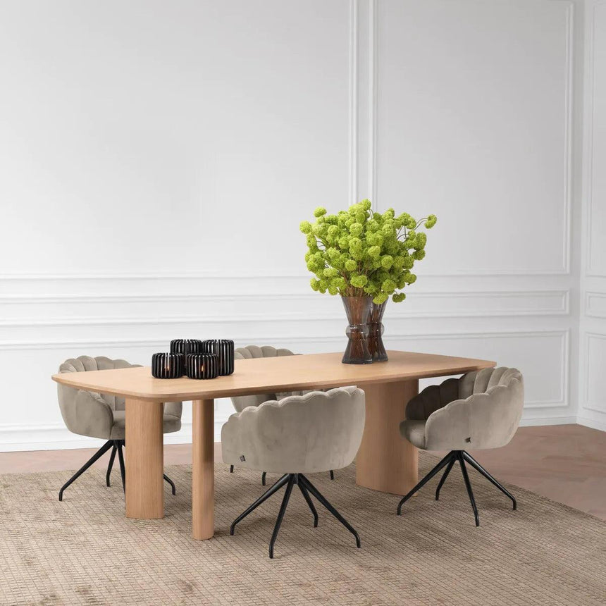 Harmonie wooden dining table 241x109