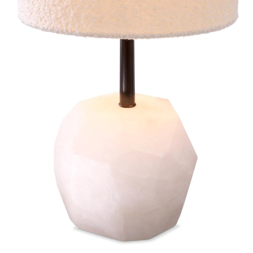 Cahaba bouclé table lamp