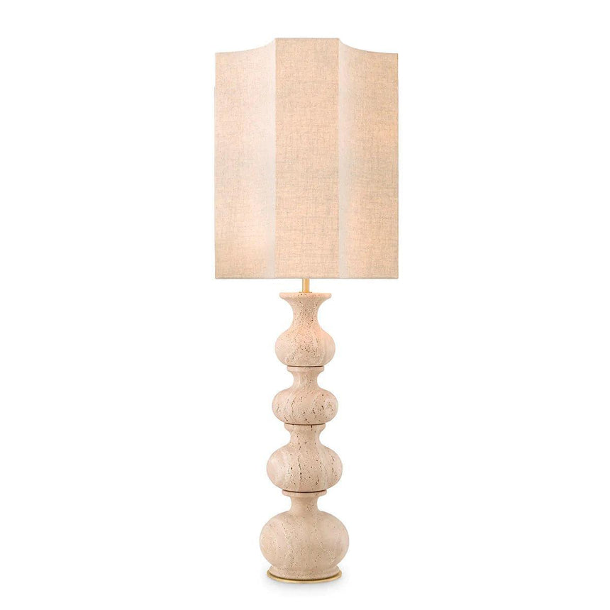 Mabel limestone table lamp