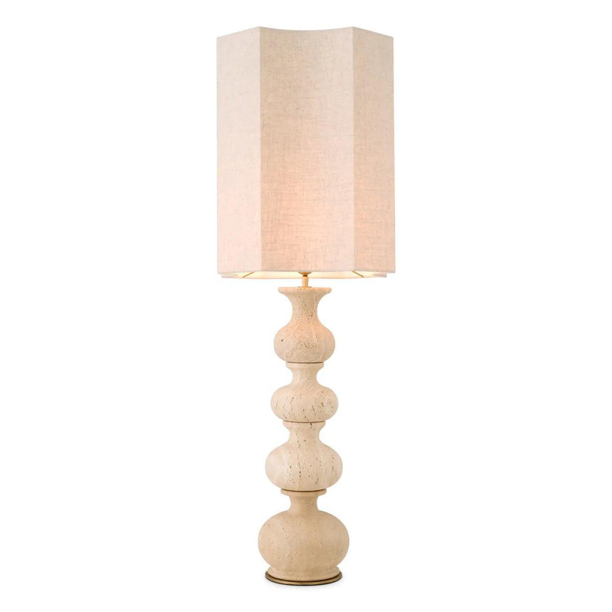Mabel limestone table lamp