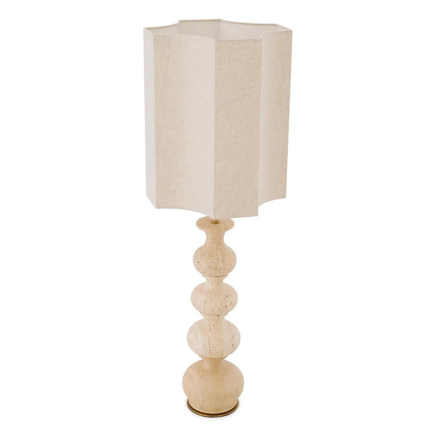 Mabel limestone table lamp