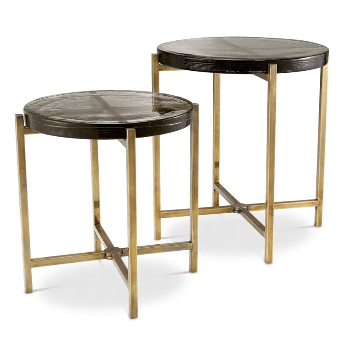 Haymann glass storage table set