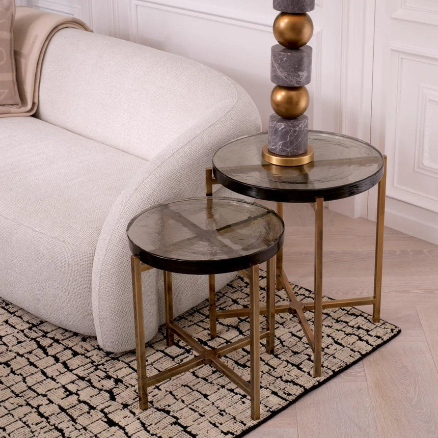 Haymann glass storage table set