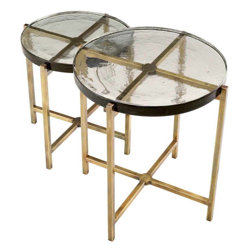 Haymann glass storage table set