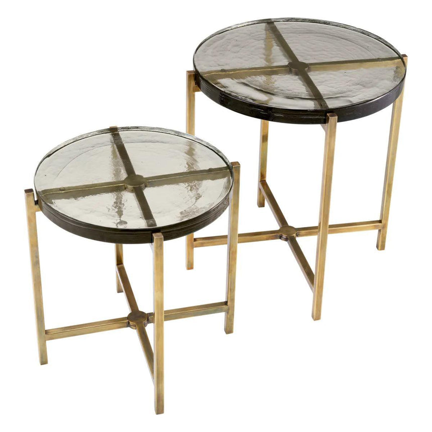 Haymann glass storage table set