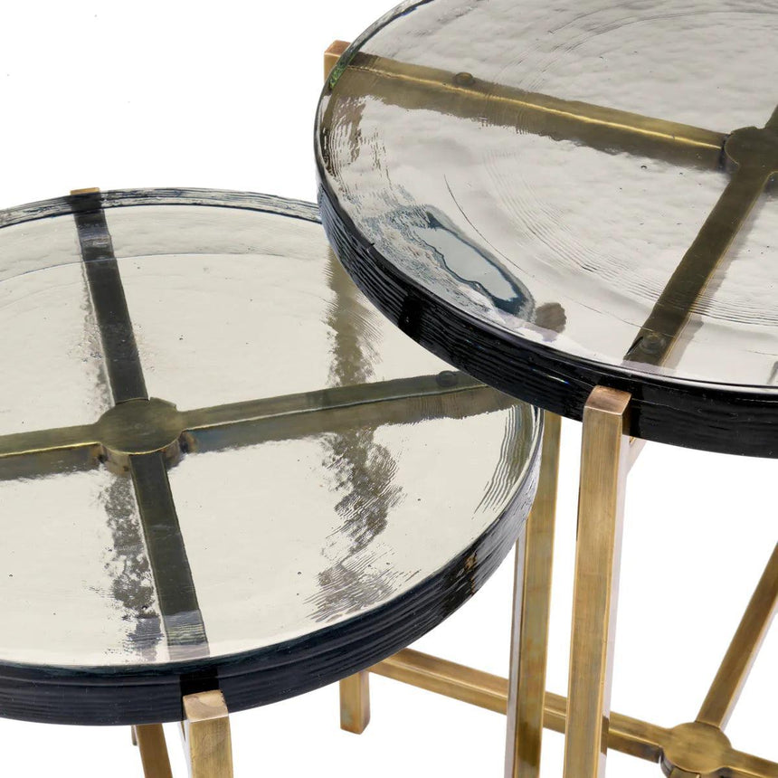 Haymann glass storage table set