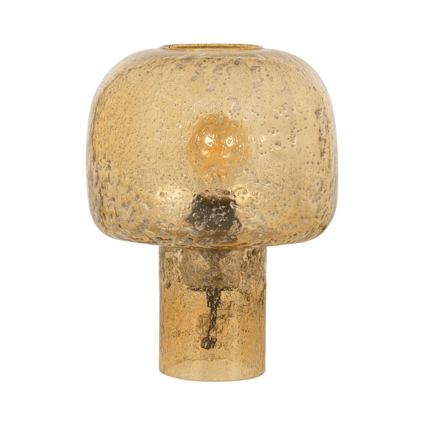 Mushroom glass table lamp