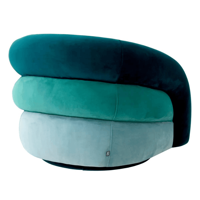 Novelle forgó bársony fotel