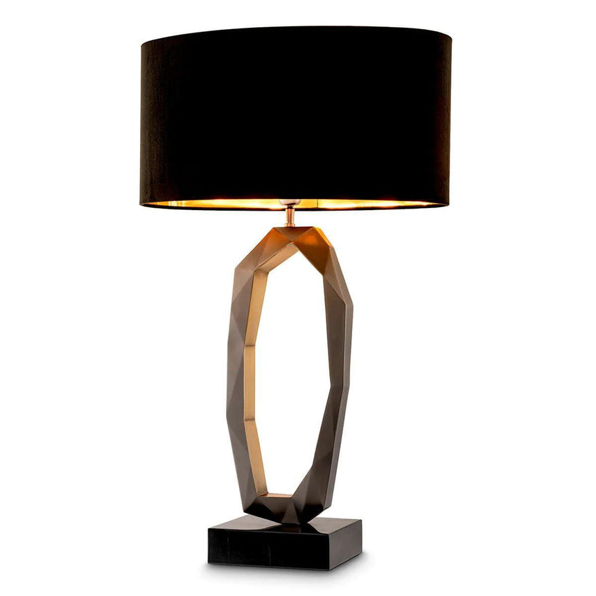 Santos velvet table lamp