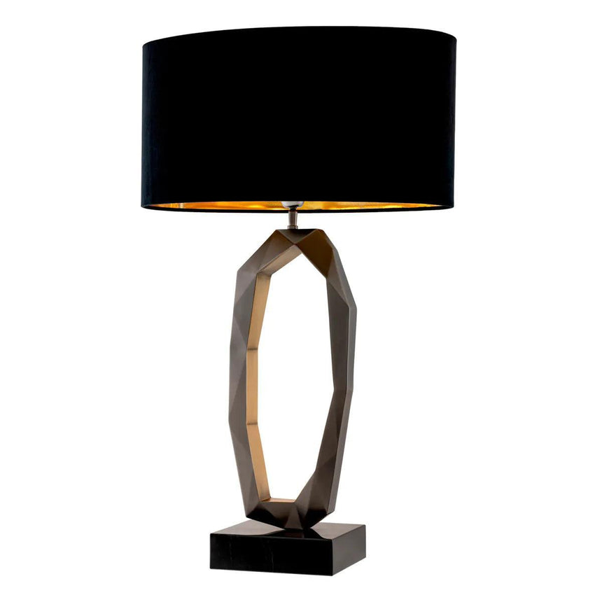 Santos velvet table lamp