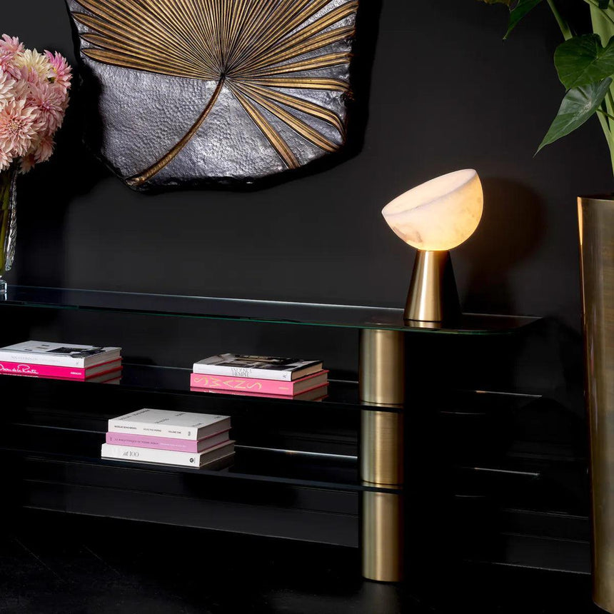 Chamonix plaster table lamp