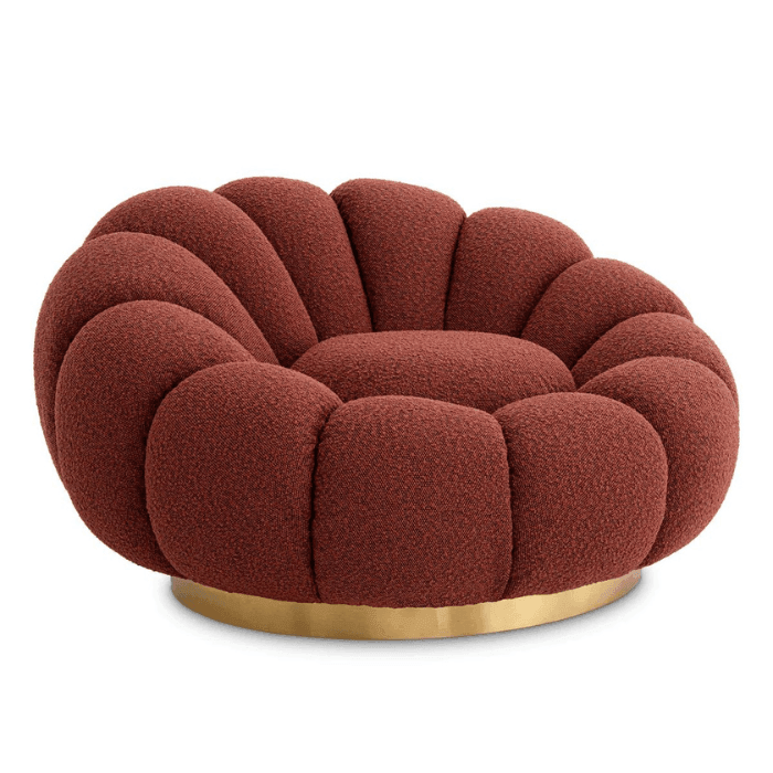 Mello forgó buklé fotel