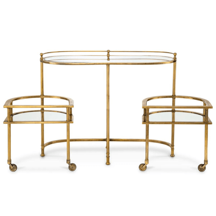 Lavalle üveg zsúrkocsi