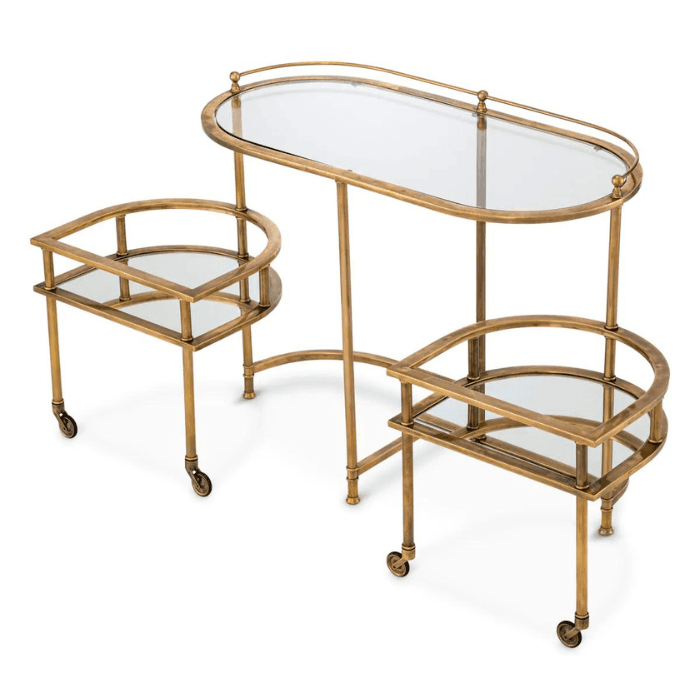 Lavalle üveg zsúrkocsi