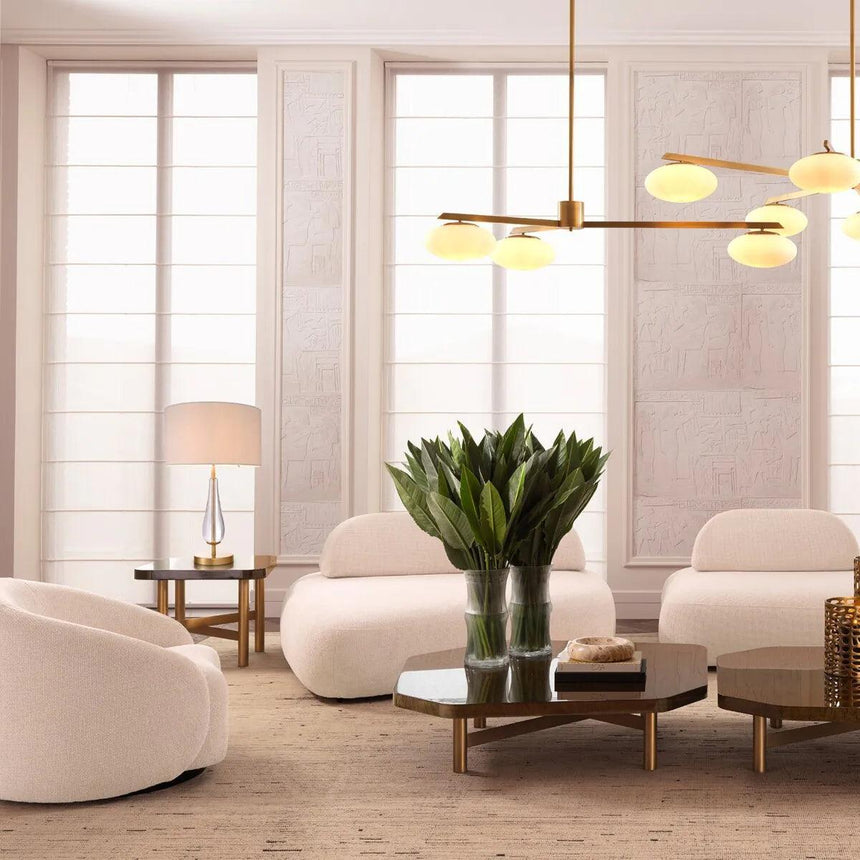 Stilla bouclé table lamp