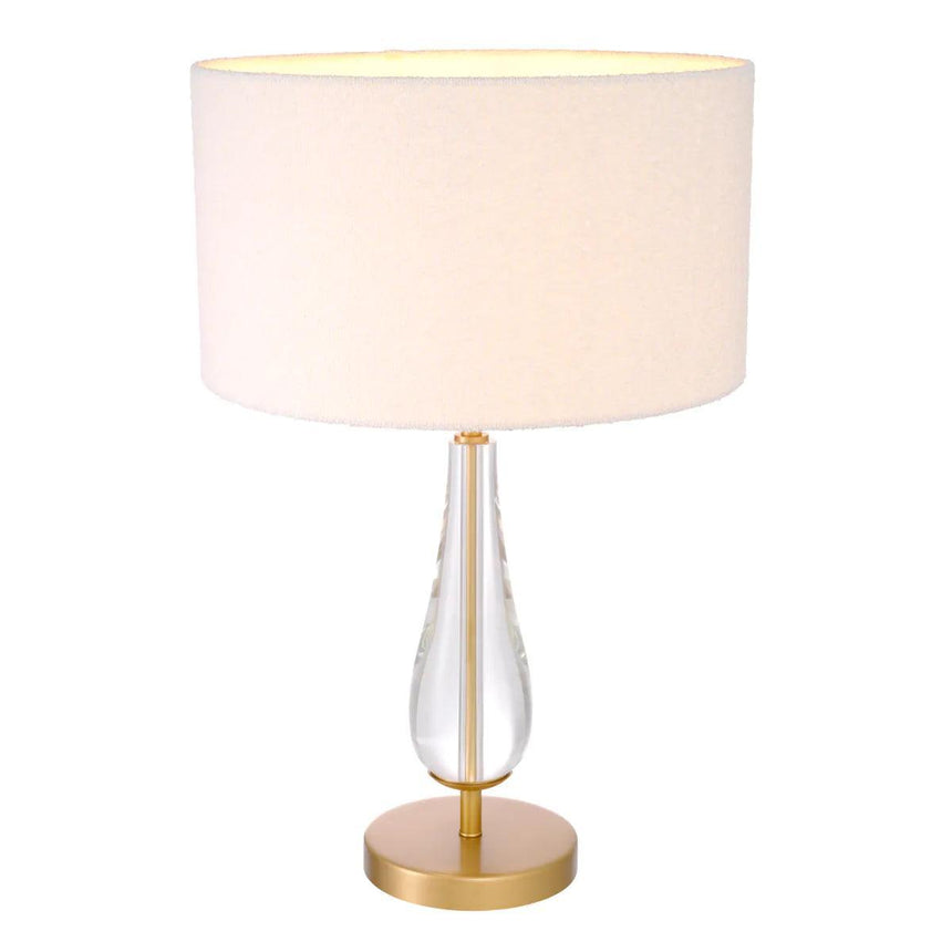 Stilla bouclé table lamp