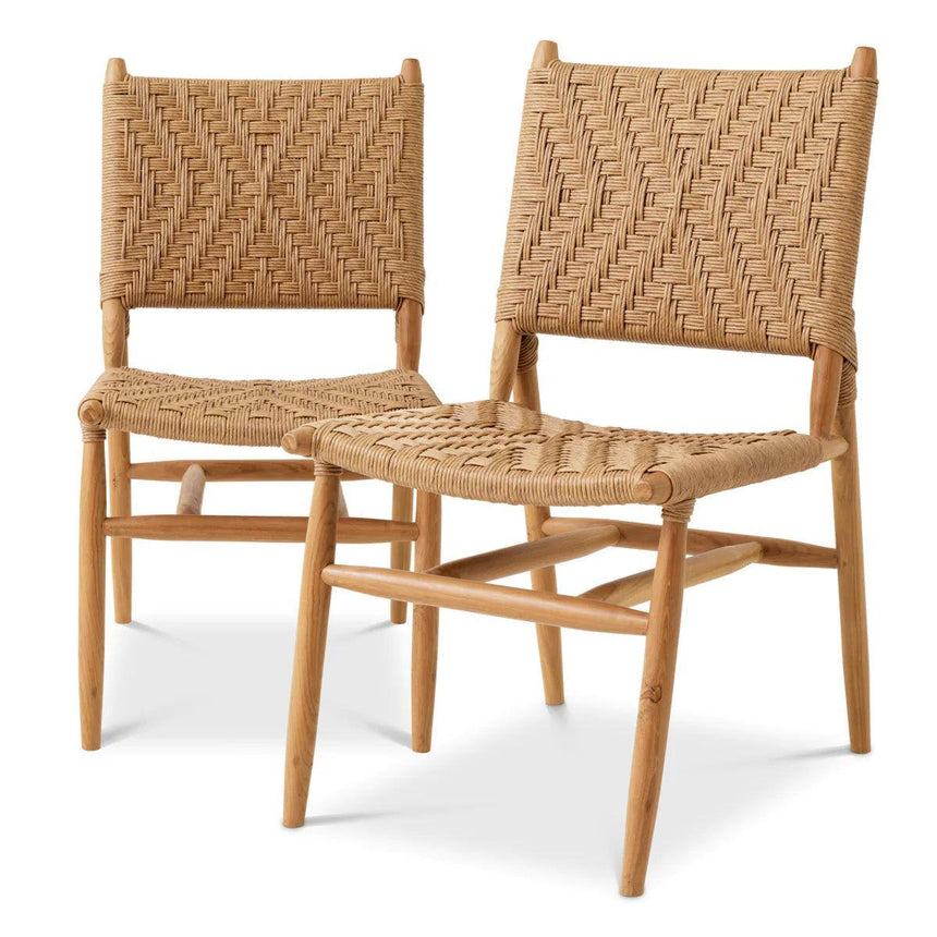 Laroc wooden garden chair set
