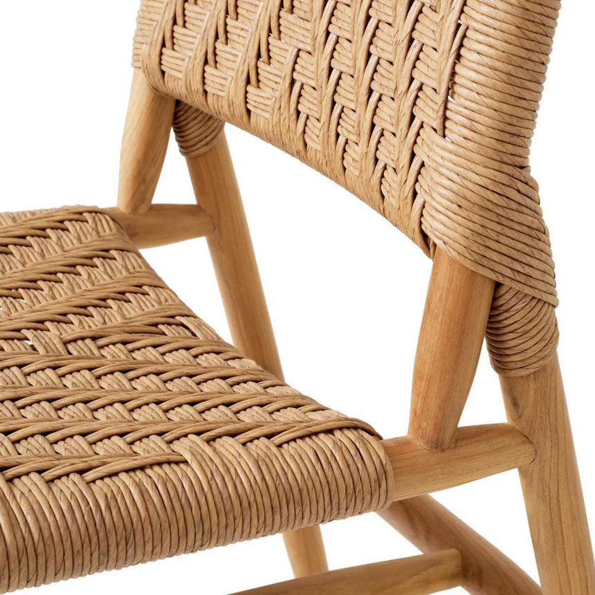 Laroc wooden garden chair set