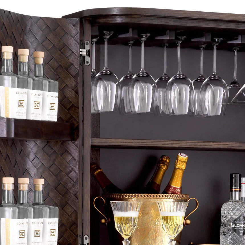 Nilsson wooden bar cabinet