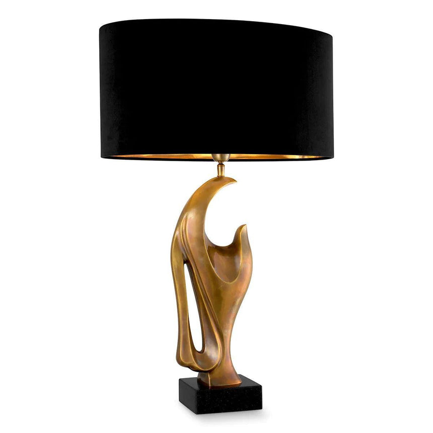 Brunetti velvet table lamp