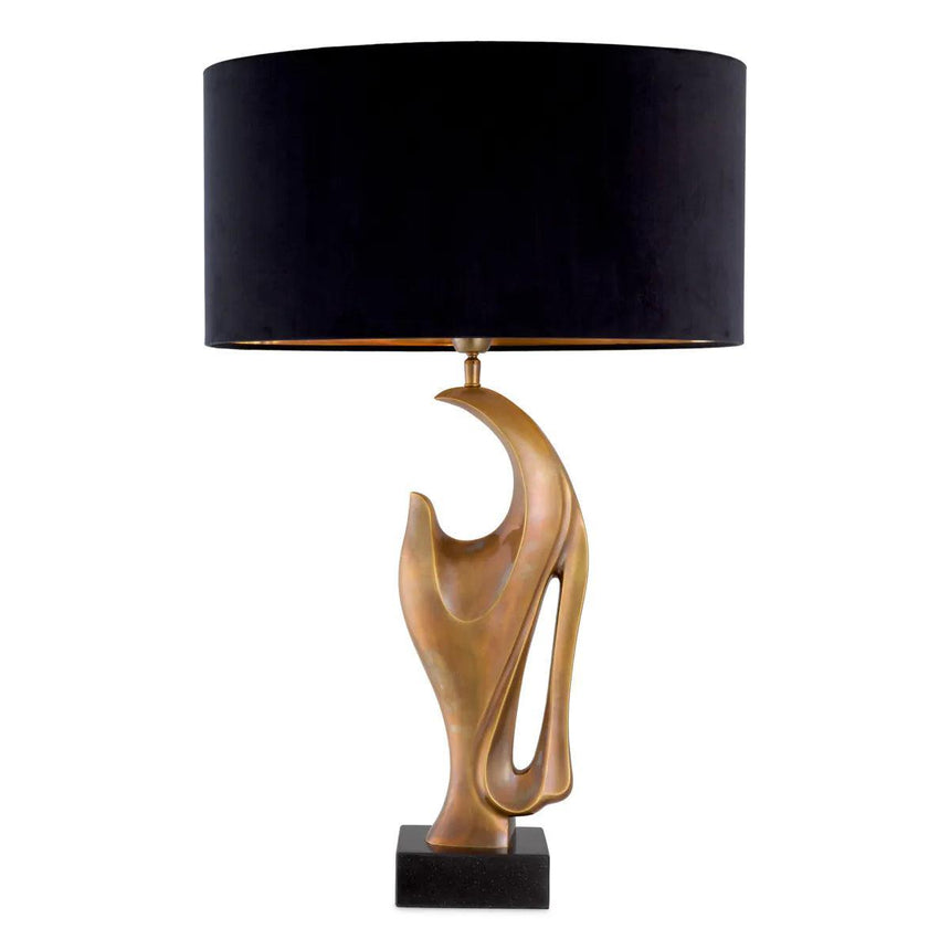 Brunetti velvet table lamp