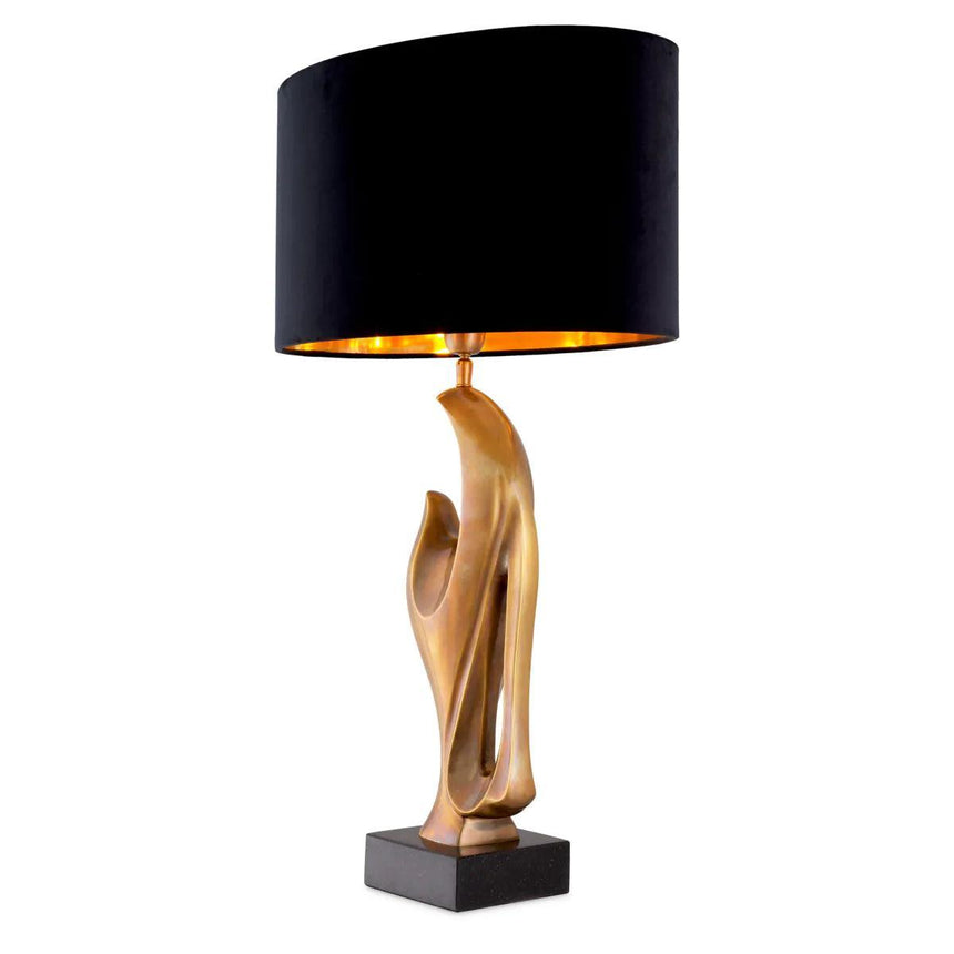 Brunetti velvet table lamp
