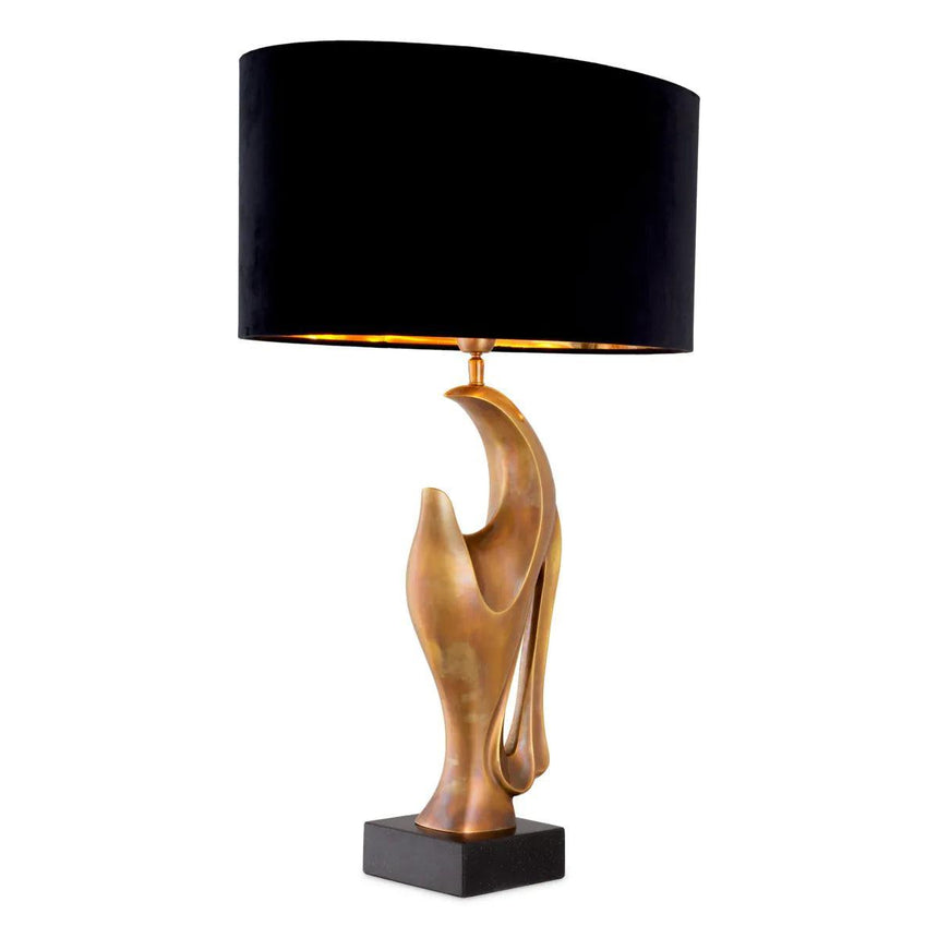 Brunetti velvet table lamp