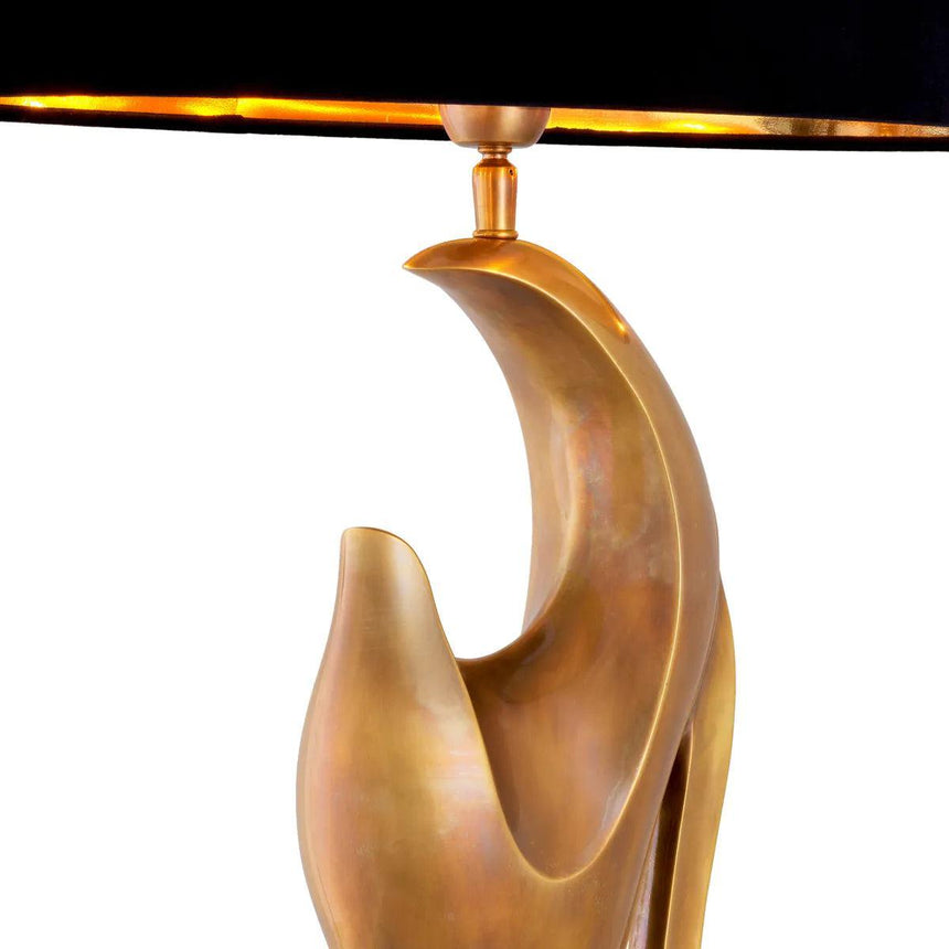 Brunetti velvet table lamp