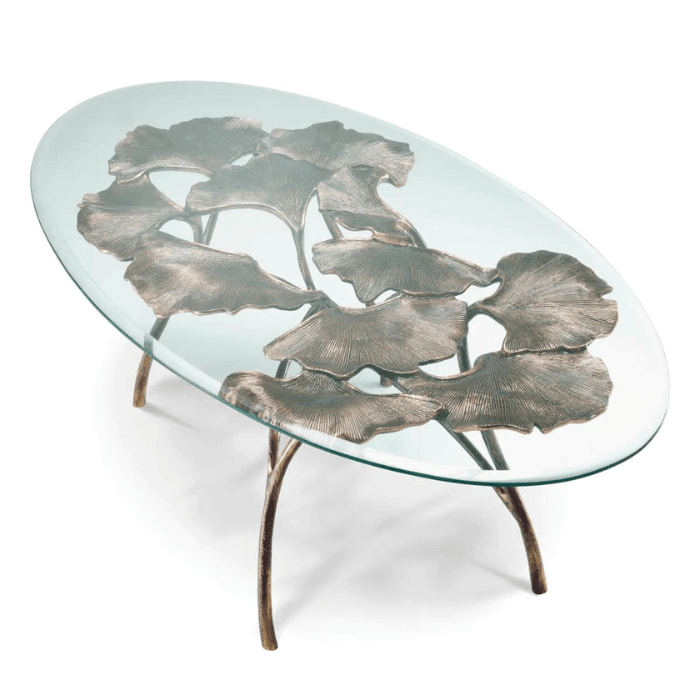 Poseidon glass coffee table