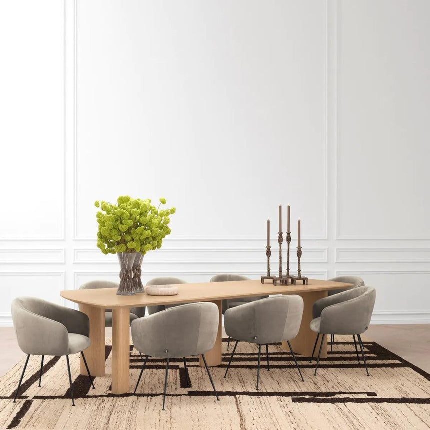 Bergman wooden dining table 300x120