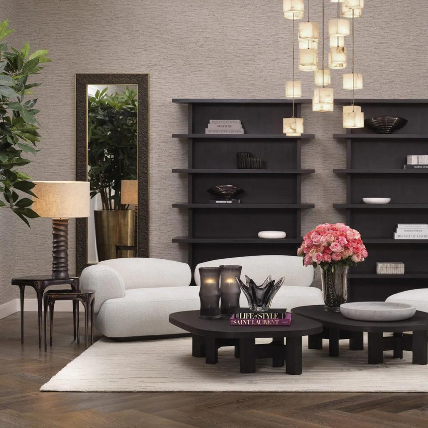 Deacon glass side table set