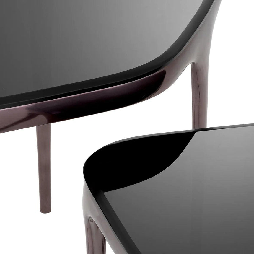 Deacon glass side table set