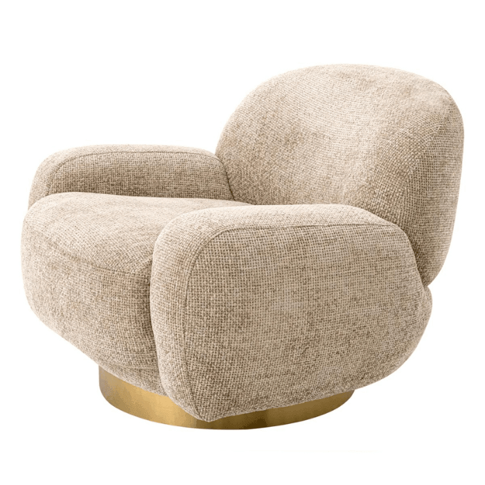 Udine forgó szövet fotel